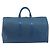 LOUIS VUITTON Epi Keepall 50 Boston Bag Blue M42965 LV Auth 193878A - vista 13