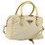 Borsa a Tracolla PRADA Nylon 2way Beige Gold Auth 193402A D'oro