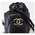 CHANEL Matelasse Chain Shoulder Pouch Lamb Skin Black Gold CC Auth 193920SAM Nero D'oro - vista 19