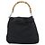 Borsa a mano GUCCI Bamboo Nylon 2way Nero Argento 001 1705 1577 Auth gh2326 - vista 2
