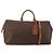 Céline Borsa Boston CELINE Macadam PVC Pelle 2way Marrone Tono Oro Auth ep15316