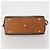 Céline Borsa Boston CELINE Macadam PVC Pelle 2way Marrone Tono Oro Auth ep15316 - vista 5