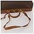 Céline Borsa Boston CELINE Macadam PVC Pelle 2way Marrone Tono Oro Auth ep15316 - vista 7