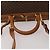 Céline Borsa Boston CELINE Macadam PVC Pelle 2way Marrone Tono Oro Auth ep15316 - vista 8