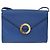 Céline CELINE Circle Schultertasche aus Leder Blau Gold Auth BA14157V Golden - Ansicht 13