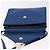 Céline CELINE Circle Schultertasche aus Leder Blau Gold Auth BA14157V Golden - Ansicht 9
