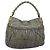 Borsa a tracolla Miu Miu Matelassé in pelle grigia e oro autentica 194661A Marrone D'oro - vista 2