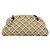 CHANEL Just Mademoiselle Matelasse Chain Shoulder Patent Brown CC Auth ka5511A Marrone Argento - vista 13
