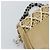 CHANEL Just Mademoiselle Matelasse Chain Shoulder Patent Brown CC Auth ka5511A Marrone Argento - vista 14