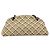CHANEL Just Mademoiselle Matelasse Chain Shoulder Patent Brown CC Auth ka5511A Marrone Argento - vista 2