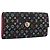 LOUIS VUITTON Monogram Multicolor Portefeiulle Sarah Black M60668 Auth BA14629 Nero