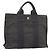 Hermès Borsa HERMES Her LinePM Canvas Gray Silver Auth 195282A Marrone Argento