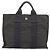 Hermès Borsa HERMES Her LinePM Canvas Gray Silver Auth 195282A Marrone Argento - vista 2