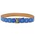 Cintura LOUIS VUITTON Monogram LV Printed Initials 40MM Blu M8460 Auth 192556SAM Monogramma