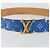Cintura LOUIS VUITTON Monogram LV Printed Initials 40MM Blu M8460 Auth 192556SAM Monogramma - vista 5