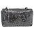 Borsa a tracolla CHANEL Matelasse 25 con catena e paillettes argento CC Auth BA14607SM - vista 2