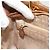 Borsa a mano Christian Dior Canage in camoscio marrone tono oro Auth gh2284 - vista 21