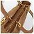 Borsa a mano Christian Dior Canage in camoscio marrone tono oro Auth gh2284 - vista 6