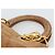 Borsa a mano Christian Dior Canage in camoscio marrone tono oro Auth gh2284 - vista 8