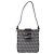 FENDI Pochette in tela Zucchino Mamma Baguette Navy Silver Auth 193893A Argento Blu navy - vista 13