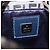 FENDI Pochette in tela Zucchino Mamma Baguette Navy Silver Auth 193893A Argento Blu navy - vista 20