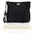 Borsa a tracolla PRADA Nylon Nero Argento Auth 192490V - vista 12