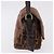 Borsa a tracolla FENDI Zucca Canvas Mamma Baguette Marrone Oro Auth 195343M D'oro - vista 4