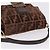 Borsa a tracolla FENDI Zucca Canvas Mamma Baguette Marrone Oro Auth 195343M D'oro - vista 6