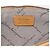 Borsa a tracolla Salvatore Ferragamo Gancini in pelle marrone e oro autentica 192432 - vista 12