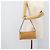Borsa a tracolla Salvatore Ferragamo Gancini in pelle marrone e oro autentica 192432 - vista 20