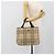 Borsa a mano BURBERRY Nova Check PVC Leather Beige Auth BA14734A - vista 18