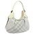 BURBERRY Nova Check Handtasche PVC Hellblau Silber Auth bs36591