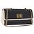 Borsa a tracolla CHANEL Chain Matelasse 2.55 Lamb Skin Black Gold CC Auth 194876V Nero D'oro
