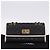 Borsa a tracolla CHANEL Chain Matelasse 2.55 Lamb Skin Black Gold CC Auth 194876V Nero D'oro - vista 12