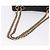 Borsa a tracolla CHANEL Chain Matelasse 2.55 Lamb Skin Black Gold CC Auth 194876V Nero D'oro - vista 7