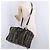 Pequin FENDI Boston Bag aus Pecan Canvas 2way Schwarz Goldfarben Authentisch ep15183 - Ansicht 27