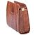 Autre Marque Borsa strutturata in pelle goffrata Collection Privèe Cognac Marrone - vista 2