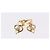 NINA RICCI Givenchy Calvin Klein MCM Set di 5 orecchini in metallo Oro Auth 188503 D'oro - vista 15