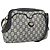 Borsa a tracolla GUCCI GG Supreme PVC Navy Gold Auth 193574 D'oro Blu navy
