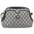 Borsa a tracolla GUCCI GG Supreme PVC Navy Gold Auth 193574 D'oro Blu navy - vista 13