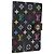 LOUIS VUITTON Multicolor Carnet de Val Mini Agenda M92652 LV Auth bs36442 Nero