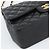Borsa a tracolla CHANEL Matelasse 30 in pelle d'agnello con catena, oro e nero, CC Auth 194866SM D'oro - vista 14