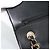 Borsa a tracolla CHANEL Matelasse 30 in pelle d'agnello con catena, oro e nero, CC Auth 194866SM D'oro - vista 24