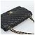 Borsa a tracolla CHANEL Matelasse 30 in pelle d'agnello con catena, oro e nero, CC Auth 194866SM D'oro - vista 6
