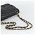 Borsa a tracolla CHANEL Matelasse 30 in pelle d'agnello con catena, oro e nero, CC Auth 194866SM D'oro - vista 7