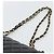 Borsa a tracolla CHANEL Matelasse 30 in pelle d'agnello con catena, oro e nero, CC Auth 194866SM D'oro - vista 8