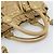 Borsa a mano Miu Miu in pelle 2way Beige Gold Auth 194762M D'oro - vista 7
