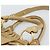 Borsa a mano Miu Miu in pelle 2way Beige Gold Auth 194762M D'oro - vista 8