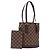 Borsa a tracolla LOUIS VUITTON Damier Ebene Marais N42240 LV Auth 193965V