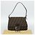 Borsa a tracolla FENDI Zucca Canvas Mamma Baguette Brown Silver Auth BA14590V Marrone Argento - vista 12